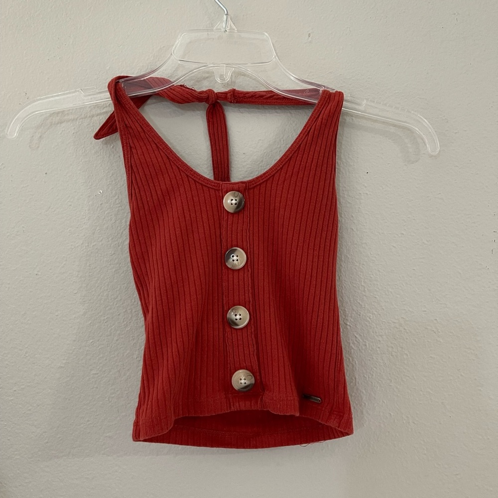 HOLLISTER TIE AROUND NECK TANK TOP